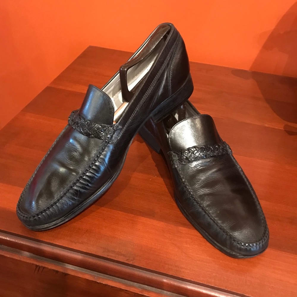 Franco Cuadra men’s genuine lizard loafer, 10.5
